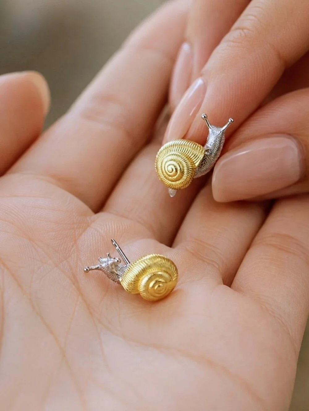 Pick 3 for $30 Gold and Silver Snail Earrings